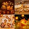 Thanksgiving Decorations Acorn Lights String 10ft 40 LEDs Fairy String Lights Battery Operated with Remote Fall Lights for Home Autumn Garland Bedroom Christmas Tree Halloween Party Decor